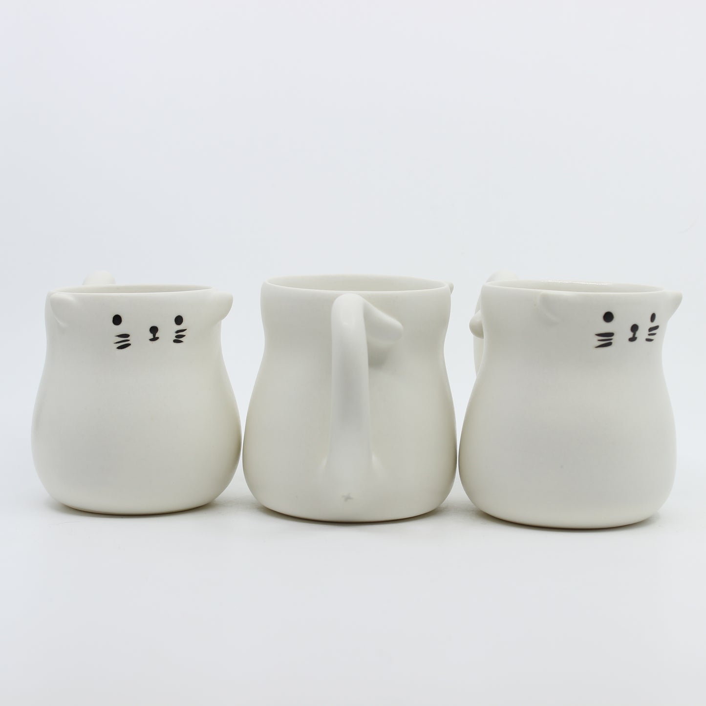 Whiskers - White Cat Mug