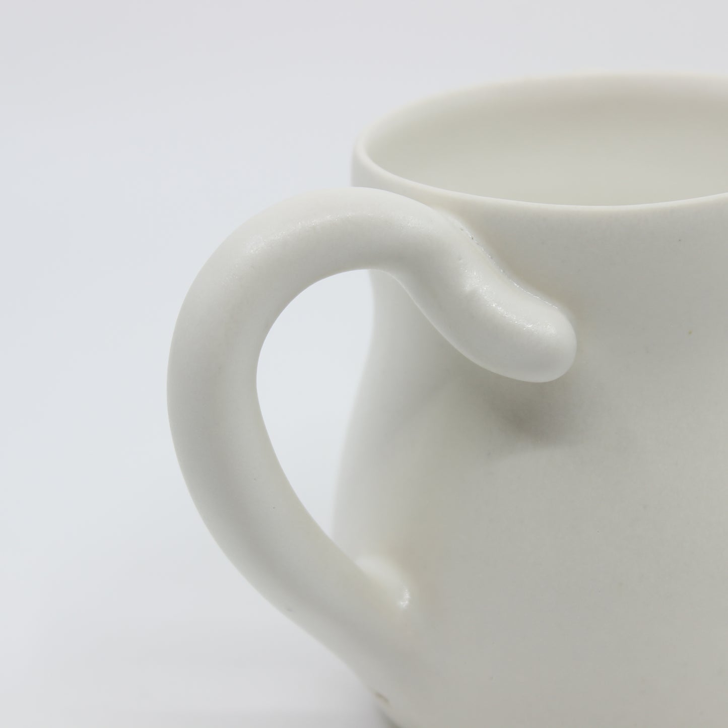 Whiskers - White Cat Mug