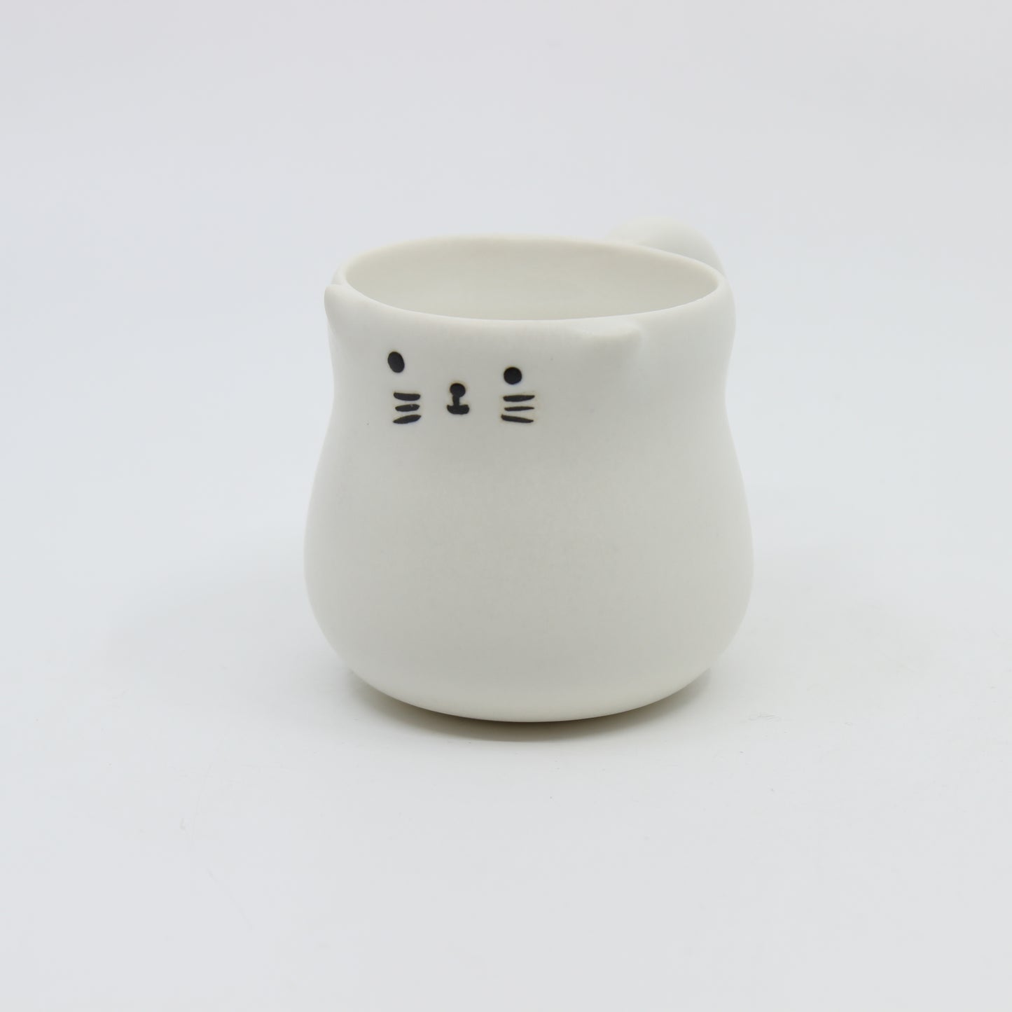 Whiskers - White Cat Mug