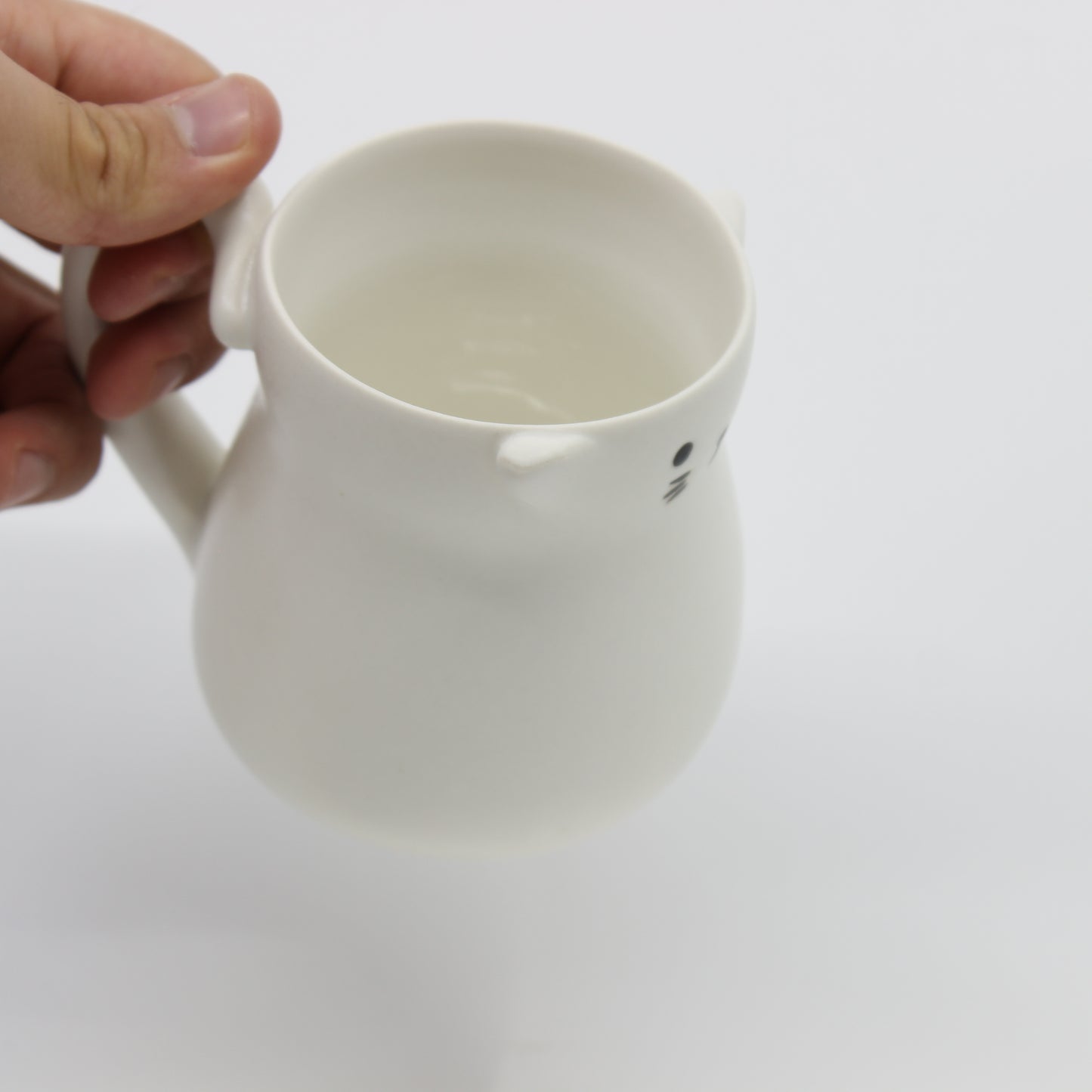 Whiskers - White Cat Mug