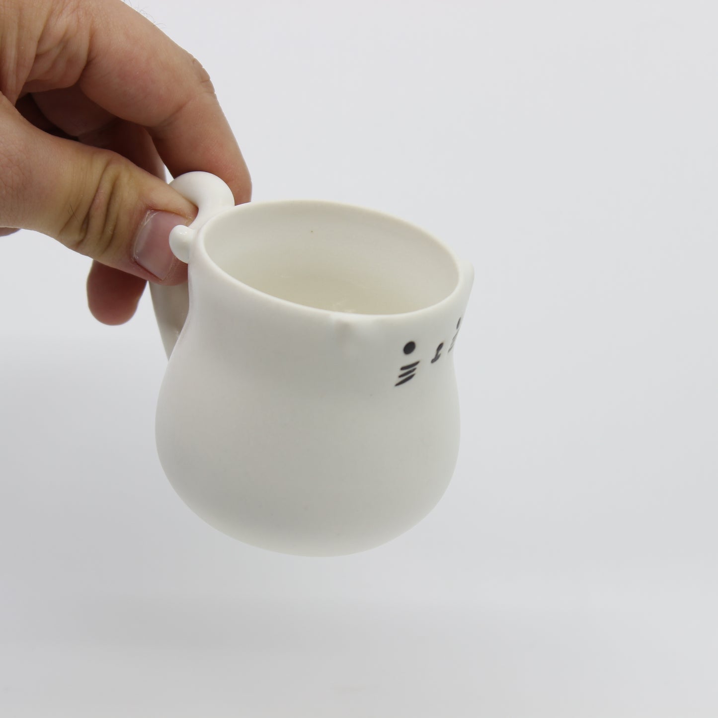 Whiskers - White Cat Mug