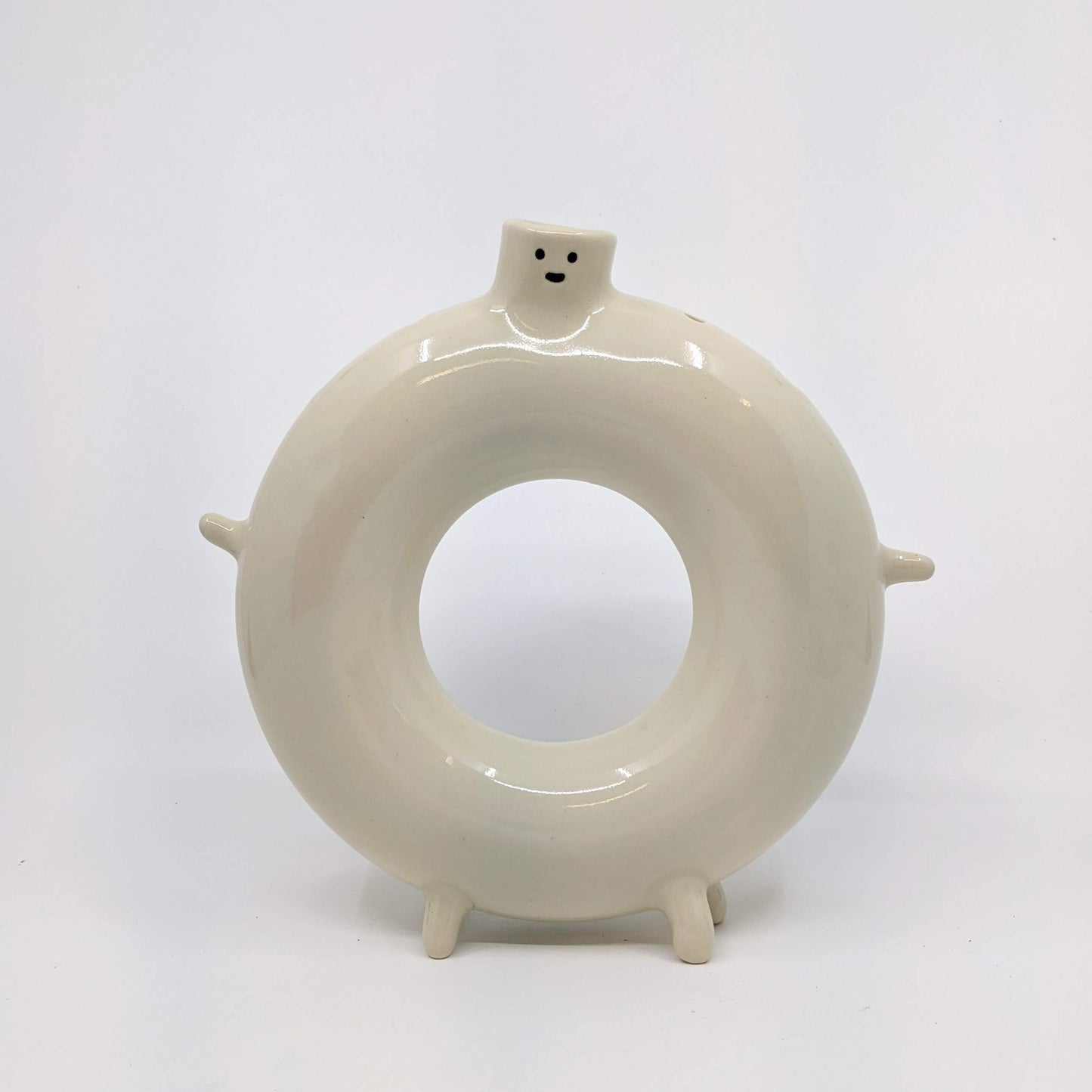 Standing Donut Flower Vase