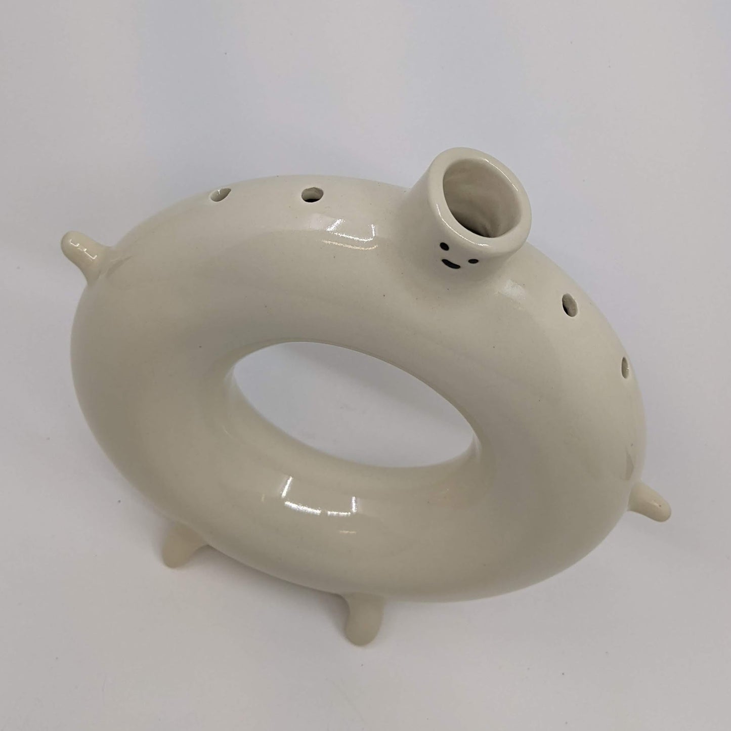 Standing Donut Flower Vase