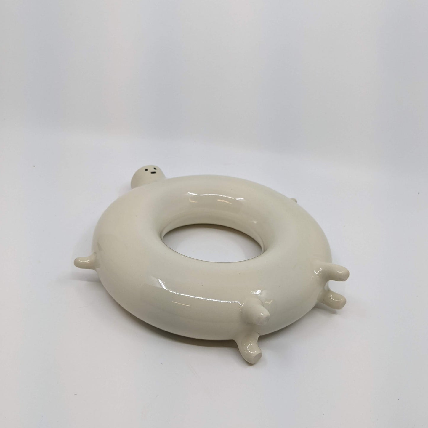 Standing Donut Flower Vase