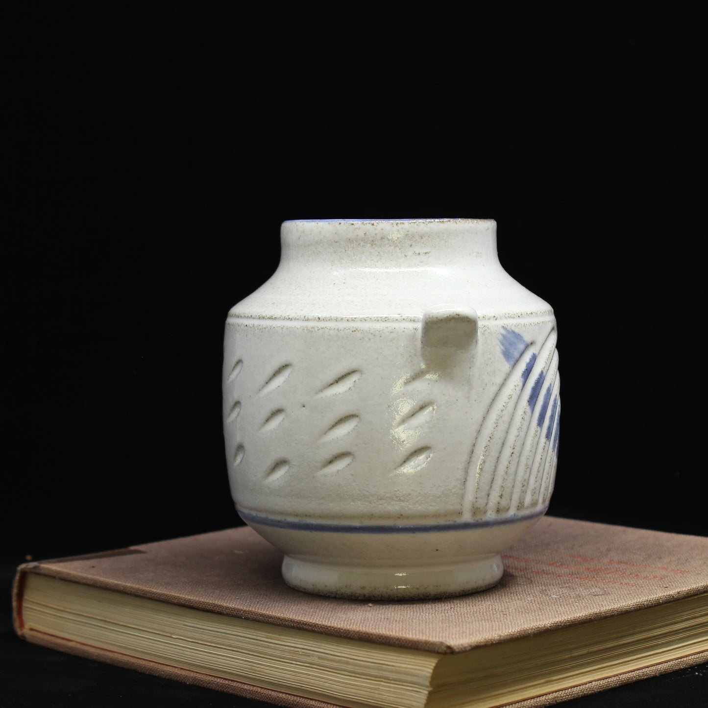 Stoneware Bottle Vase- Brushstroke (10)