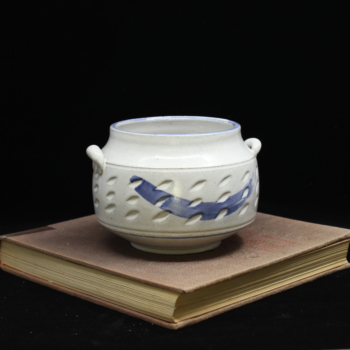 Stoneware Vase- Brushstroke (1)