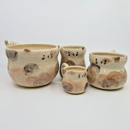 Whiskers - Calico Cat Mugs