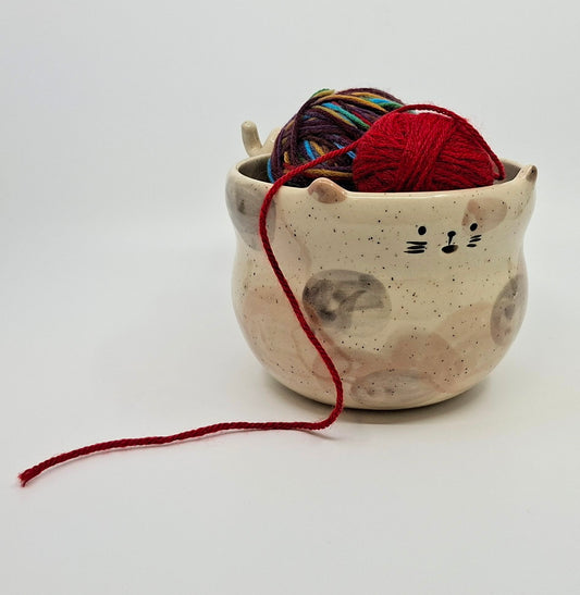 Whiskers - Calico Knitting Bowl