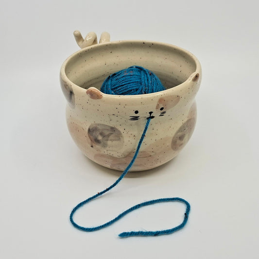 Whiskers - Calico Knitting Bowl