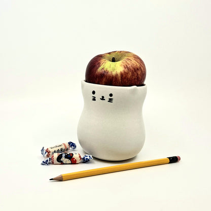 Whiskers - White Cat Mug