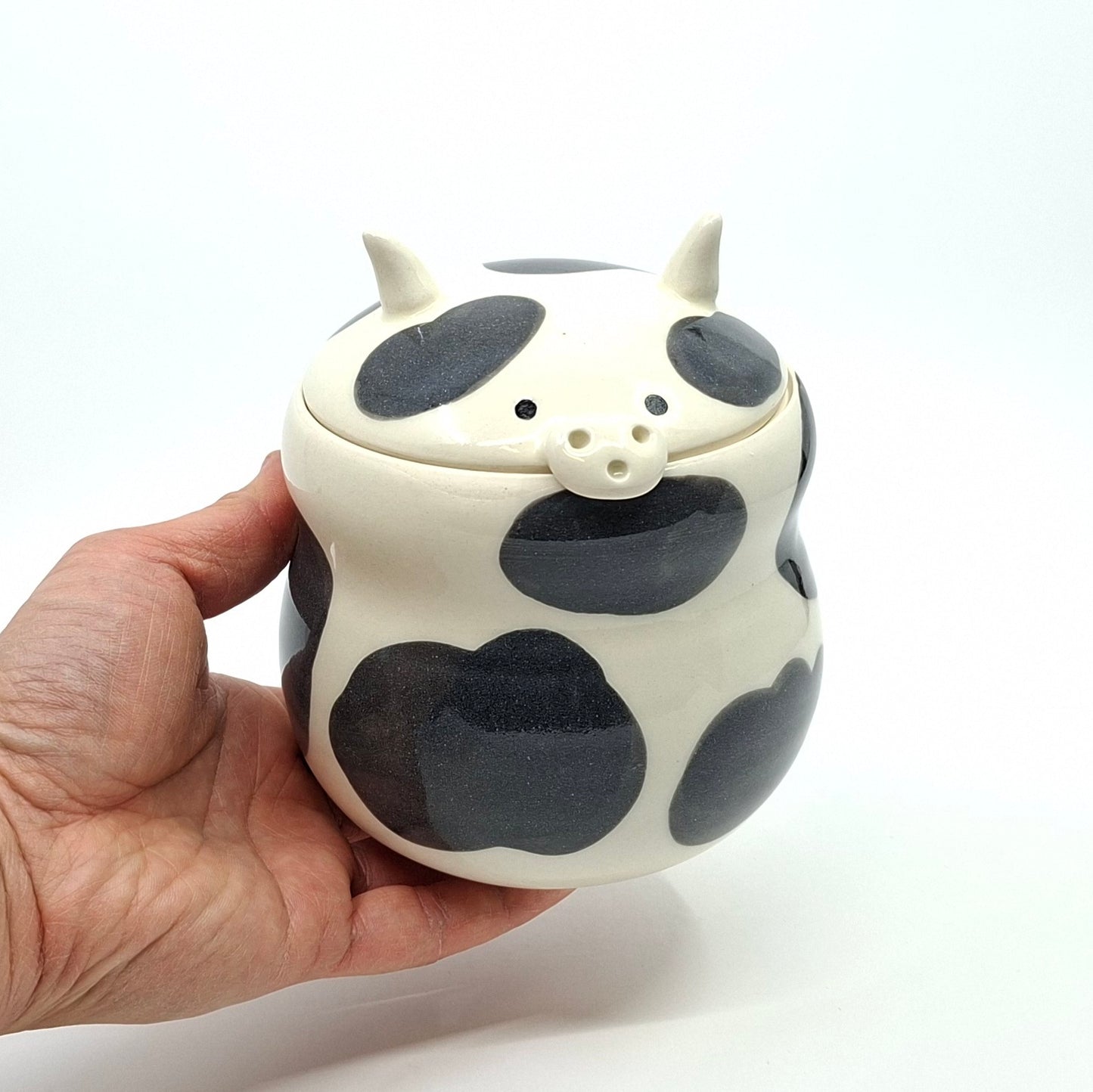 Cow Cover Jar