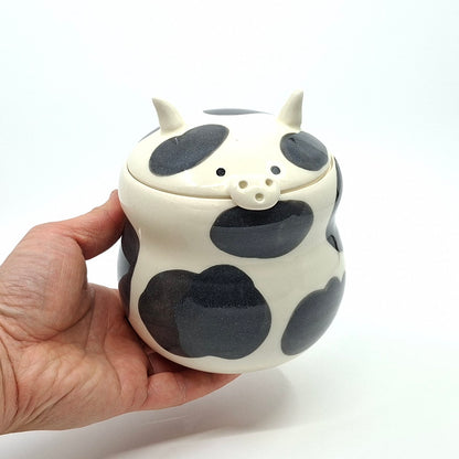 Cow Cover Jar