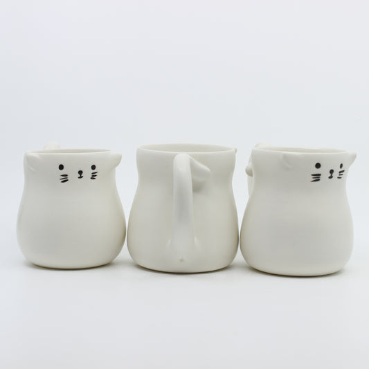 Whiskers - White Cat Mug