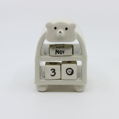 Polar Bear Desk Buddy Calendar