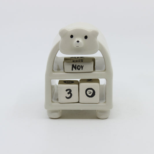 Polar Bear Desk Buddy Calendar