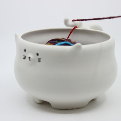 Knitty Kitty Knitting Bowl