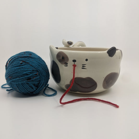 Whiskers - Calico Knitting Bowl