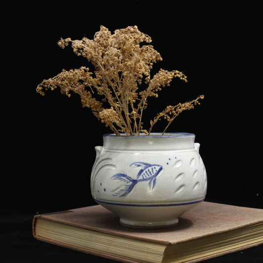 Stoneware Vase- Fish (5)