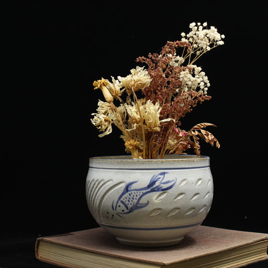 Stoneware Vase- Fish (8)