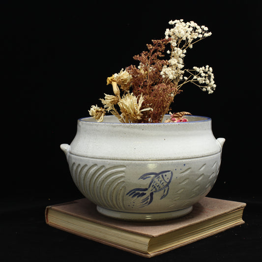 Stoneware Vase- Fish (13)