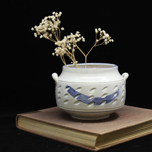 Stoneware Vase- Brushstroke (1)